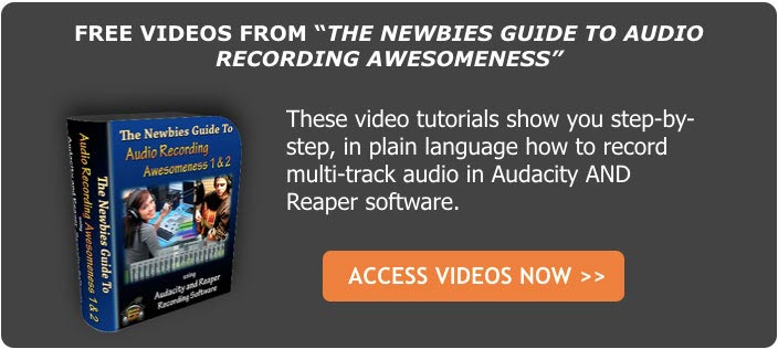 free videos from home audio recording course